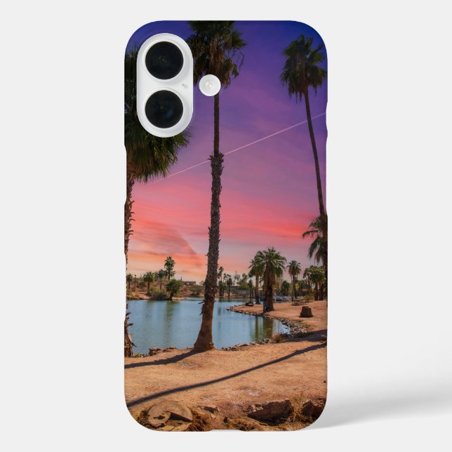 Sunset in Papago Park IPhone Case (Rückseite)