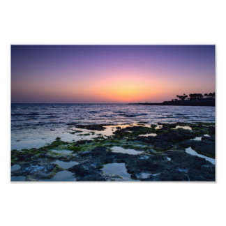 Sunset in Paphos, Zypern (2547) Fotodruck