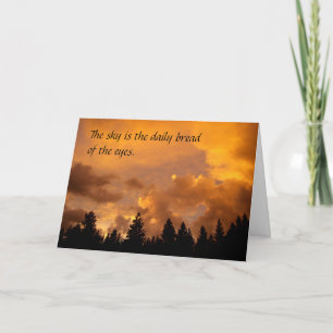 Sunset in the Sierras - Inspirational Card Karte