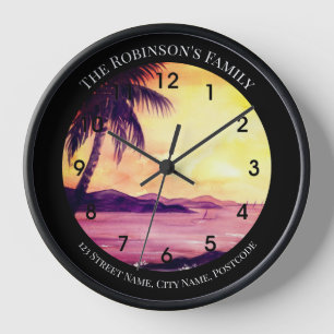 Sunset in Tropics Painting by Farida Greenfield Uhr