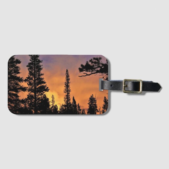 Sunset in Tuolumne Meadows, Yosemite, CA Gepäckanhänger (Vorderseite (Horizontal))