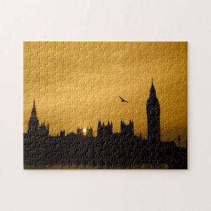 Sunset in Westminster - Big Ben - London Puzzle