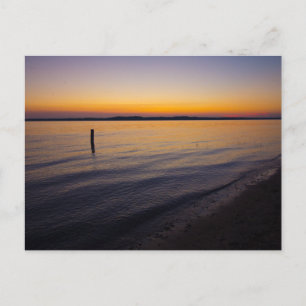 Sunset in Yuba, Michigan Postkarte