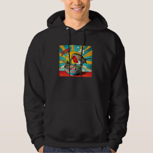 Sunset Japanese Art Noodles Lover Wildlife Robin R Hoodie