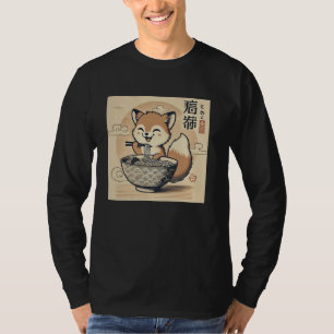 Sunset Japanisch Noodle Lover Wildlife Niedlich Fo T-Shirt