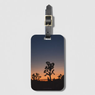 Sunset Joshua Trees Luggage Tag Gepäckanhänger