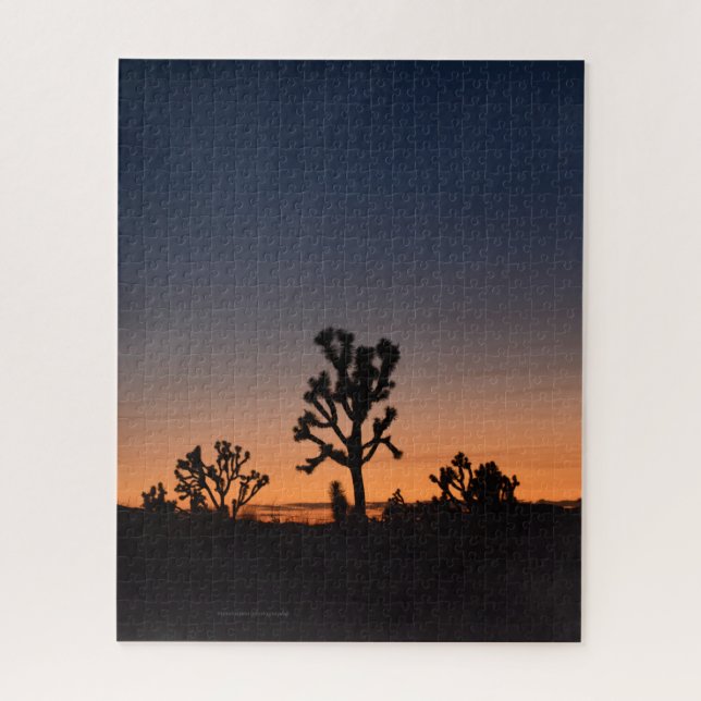 Sunset Joshua Trees Puzzle (Vertikal)