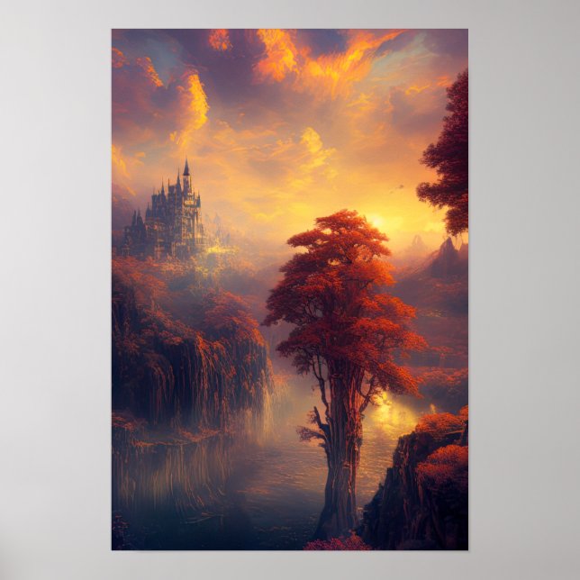 Sunset Kingdom, The Enchanted Castle Poster (Vorne)