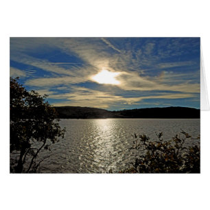 Sunset Kolob Reservoir Utah Blank Grußkarte