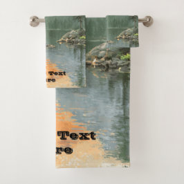 Sunset Lake Badhandtuch Set