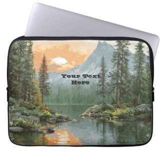 Sunset Lake Laptopschutzhülle