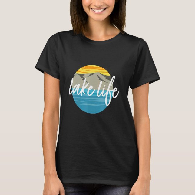 Sunset Lake Life T-Shirt (Vorderseite)
