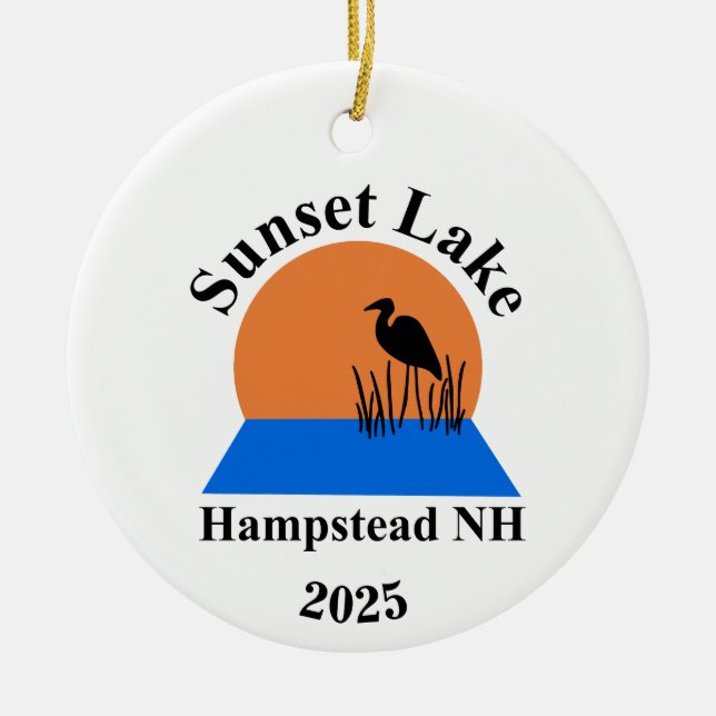 Sunset Lake Ornament (Vorne)