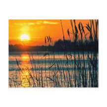 Sunset Lake Postcard