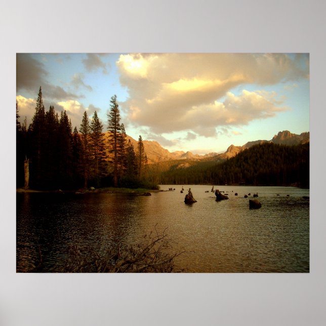 Sunset Lake Poster (Vorne)