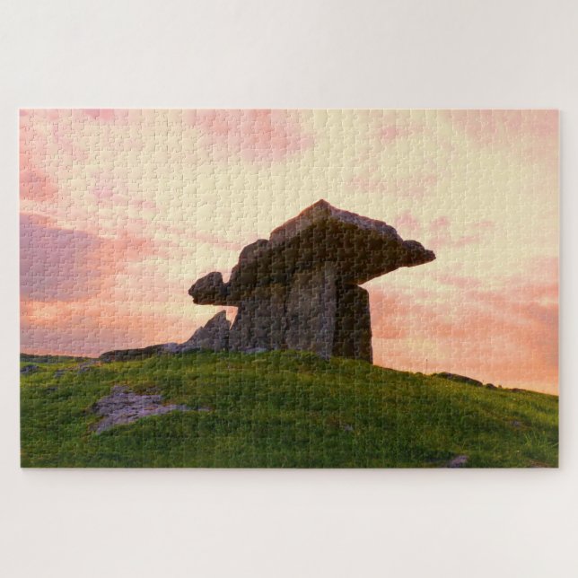 Sunset Landkreis Clare Dolmen Puzzle (Horizontal)