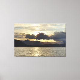 Sunset Landscape Canvas Print Leinwanddruck