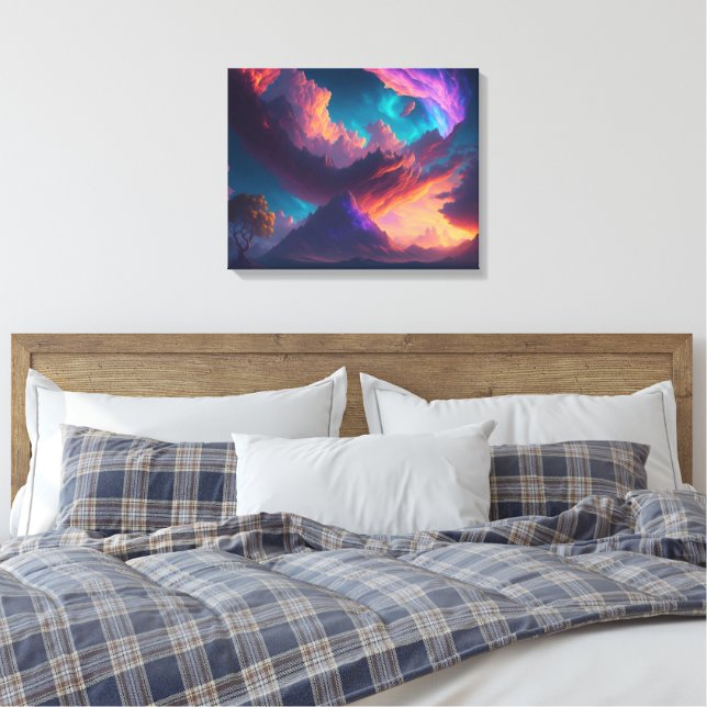 Sunset Leinwanddruck (Insitu (Schlafzimmer))