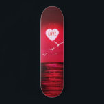 Sunset Liebe - Romantisch - Schwarz - individuell  Skateboard<br><div class="desc">Sunset Liebe - Fügen Sie Ihren Text / Name / mehr ..</div>