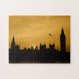 Sunset - London - Big Ben - 11x14 - 252 Stk. Puzzle