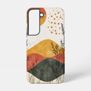 Sunset Meadow Phone Case Samsung Galaxy Hülle