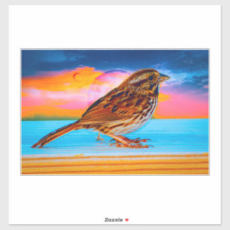 Sunset Melody Aufkleber