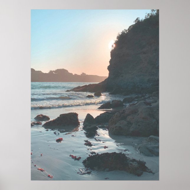 Sunset Mendocino Strand Poster (Vorne)