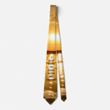 SUNSET mit Motto - Neck Tie