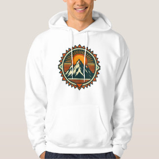 Sunset Mountain Landschaft Kapuzenpullover – Natur Hoodie