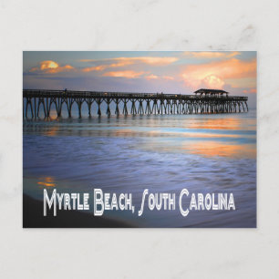 Sunset Myrtle Beach, South Carolina Postcard, USA Postkarte