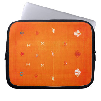 Sunset Oase: Orange Heritage Boho Marokkanisch Laptopschutzhülle