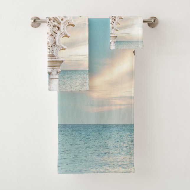 Sunset Ocean Dream Arches #2 #wall #art Badhandtuch Set (Insitu)