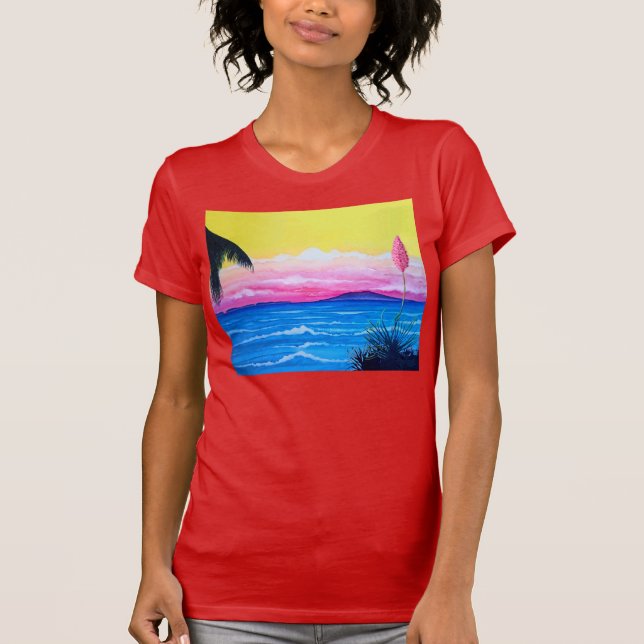 Sunset Ocean T-Shirt (Vorderseite)