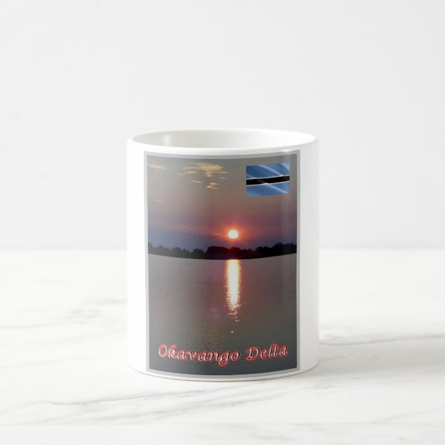 SUNSET Okavango Delta - Kaffeetasse (Mittel)