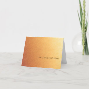 Sunset Ombre Gradient Simple Vielen Dank Dankeskarte