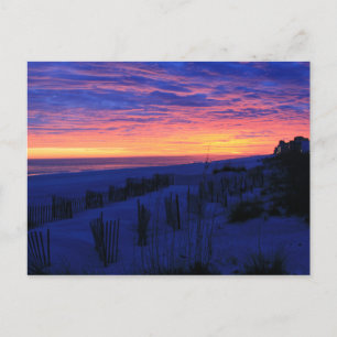Sunset on Alabama's Beaches Postkarte