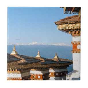 Sunset on Dochula Pass - Bhutan, Himalaya Fliese
