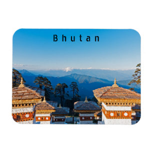 Sunset on Dochula Pass - Bhutan, Himalaya Magnet