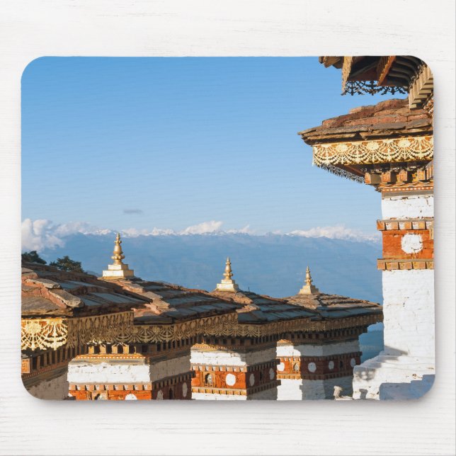 Sunset on Dochula Pass - Bhutan, Himalaya Mousepad (Vorne)