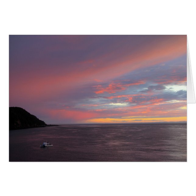 Sunset on Grand Manan (Vorderseite (Horizontal))