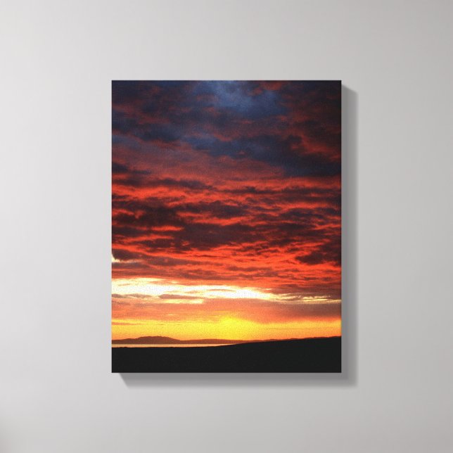 Sunset on Islay, Schottland Leinwanddruck (Vorderseite)