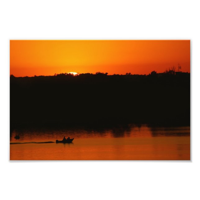 Sunset on Lake Bemidji Fotodruck (Vorne)