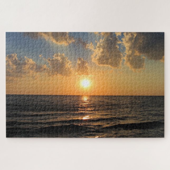 Sunset on Lake Superior - Michigan -20x30 -1014 pc Puzzle (Horizontal)