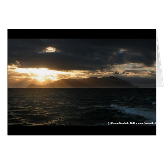 Sunset on Marettimo (Vorderseite (Horizontal))