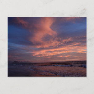 Sunset on Morro Strand Postkarte