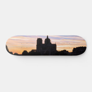 Sunset on Notre Dame de Paris - Paris, Frankreich Skateboard