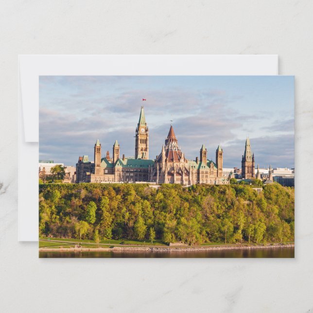 Sunset on Parliament Hill - Ottawa Einladung (Vorderseite)