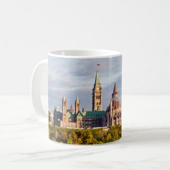 Sunset on Parliament Hill - Ottawa Kaffeetasse (Vorderseite Links)