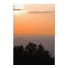 Sunset on the Alleghanias, West Virginia Fotodruck