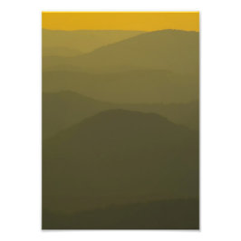 Sunset on the Alleghanias, West Virginia Fotodruck